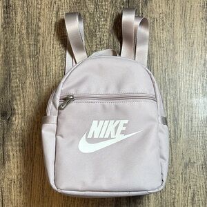 NWOT Nike Light Pink Mini Backpack with White Logo
